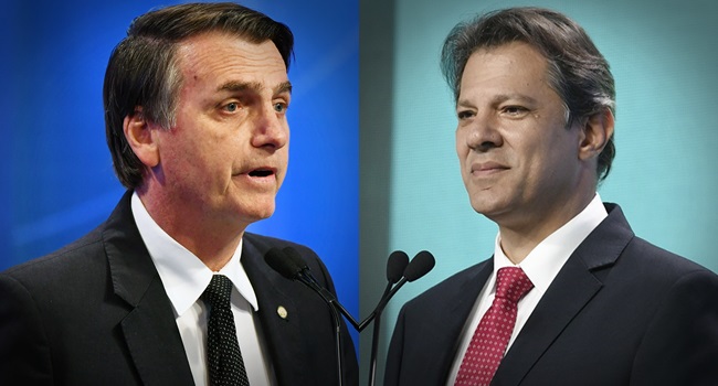 Haddad e Bolsonaro debates no 2º turno eleições