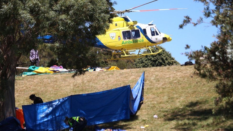 Acidente com castelo inflável mata 5 crianças na Austrália