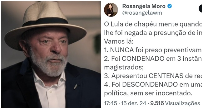 Lula e Rosângela Moro