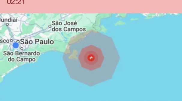 alerta terremoto ubatuba